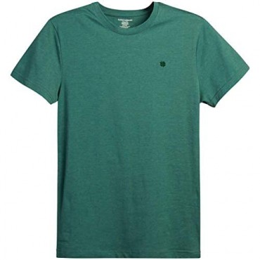 Lucky Brand Men's Undershirt - Crew Neck Cotton Short Sleeve T-Shirt (2 Pack)