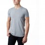 Sijo Premium Men's V Neck Bamboo Modal Undershirt Ultra Soft Anti-Odor and Stretchy (White  Black  Grey)