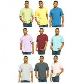 SOCKS'NBULK Mens Cotton Crew Neck Short Sleeve T-Shirts Mix Colors Bulk