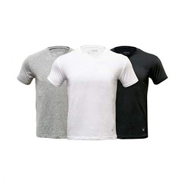 Spyder Crew Neck Mens Undershirts/Ultra Soft 95% Cotton Stretch T-Shirt