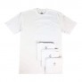 Stafford Men’s Tall/Extra Tall 100% Heavy Weight Cotton Crew Neck Undershirt  White  Short Sleeve  4 Pack