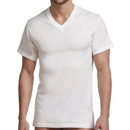 Stanfield's Men's Cotton Big and Tall Vneck Undershirt (2 Pack)