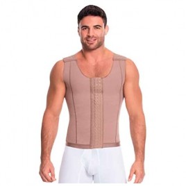 Fajas Dprada DELIÉ Fajas Colombianas 11017 Slimming Vest for Men (Cocoa-Optic