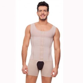 Fajitex Compression Garments Fajas Colombianas para Hombre Bodysuit Shapewear Shirt Girdle for Men Shaper Liposuction