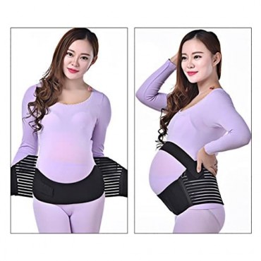 Hisret Maternity Belly Support Belts Pregnancy Waist Back Abdomen Band Fully Adjustable