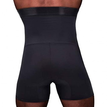 KOCLES Men Tummy Control Shorts High Waist Slimming Body Shaper Compression Shapewear Belly Girdle Underwear Boxer Briefs