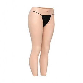 KUMIHO Crossdresser Silicone Pants Trousers Cosplay Artificial Buttocks Ninth Pants Trousers for Transgender