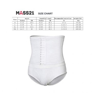 MASS21 Men’s Shapewear High Waist Tummy Leg Control Briefs Anti-Curling Slimming Body Shaper