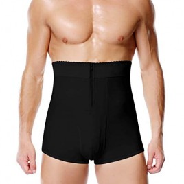 Men Tummy Control Shorts Shapewear High Waist Leg Slimming Girdle Body Shaper Underwear Boxer Briefs