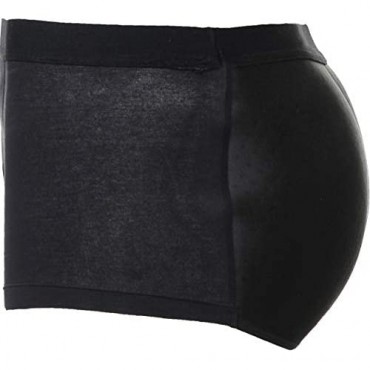 Men's Foam Padded Booty Enhancer Bayshort Brief Seamless Panty Butt Booster Underwear