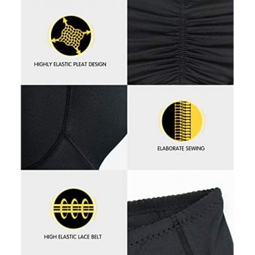 Men's Padded Briefs Boxer Underwear Tummy Control Shorts High Waist Body Shaper Enhance Butt Lifter Shapewear Abdomen