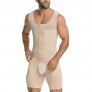 Men's Shapewear Bodysuit Tummy Control Compression Slimming Body Shaper Workout Abs Abdomen Undershirts