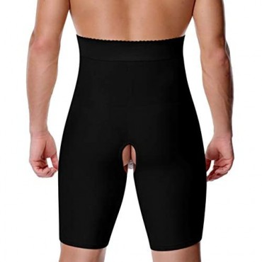 RIBIKA Men High Waist Tummy Control Shorts Slimming Body Shaper Underwear Stretch Shapewear Briefs