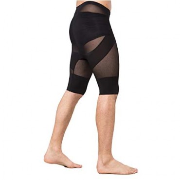 taigee Men's Shapewear Smoothing Short Pants Compression Thigh Slimmer