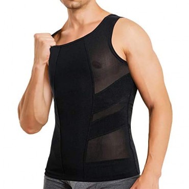 TAILONG Tank Top Slimming Vest Tight Body Shaper Tummy Underwear Men Waist Trimmer Compression Shirt