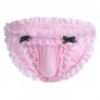 ACSUSS Men's Sissy Bowknot Ruffled Lace Panties Maid Underwear Crossdress Briefs