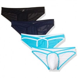 Billtop Mens Sexy Mesh Breathable Briefs Daily Underwear Pack