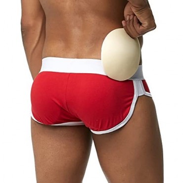 BRODDLE Mens Padded Briefs Removable Pad of Butt Lifter and Enlarge Package Pouch