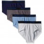 Fruit of the Loom Men's 4pk Breathable Cotton Micro-mesh Briefs