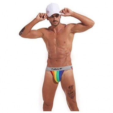 Gymskop Men's Sexy Athletic Supporter Briefs Underwear Jockstrap Health Comfortable Christmas Bikini Briefs