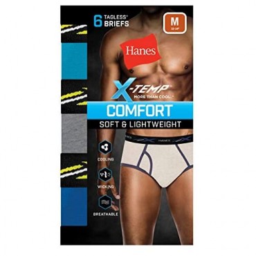 Hanes Men's Briefs with Comfort Flex Waistband 6-Pack