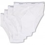 Jockey Cotton Low-Rise Brief 4-Pack White 32