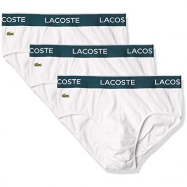 Lacoste Men's Casual Classic 3 Pack Cotton Stretch Briefs