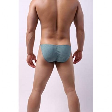 Leories Mens Sexy Micro Mesh Briefs Soft Breathable Bulge Pouch Underwear