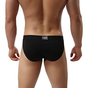 Nightaste Men's Comfort Cotton Underwear Classic Stretchy Low Rise Pouch Briefs Pack of 2-4pcs