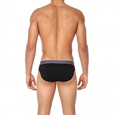PGA Tour Men’s Underwear 4 Pack Cotton Sport Brief (Seaport/Navy/Grey/Red Large)
