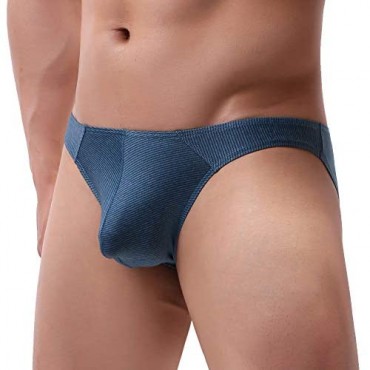 Summer Code Men's Fashion Striped Briefs Underwear 4 Pack
