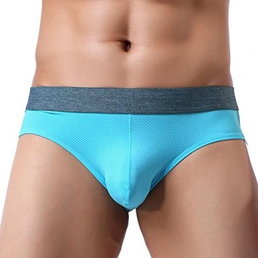 Summer Code Mens Micro Mesh Briefs Comfortable Bulge Pouch Underwear