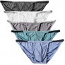 Summer Code Men's Sexy Briefs Elastic Ruched Back Bikini Underwear Pack