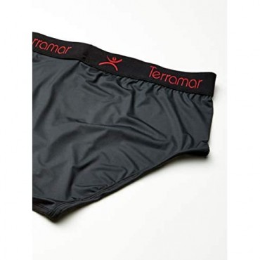 Terramar Microcool Mesh Slim Fit Briefs Underwear (Pack of 1) Black Large/ 36-38
