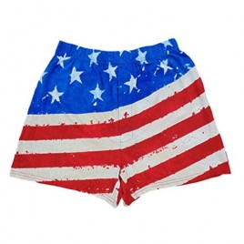 American Flag Vintage Boxer Patriotic Boxers with Fly