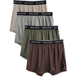 Bolter Men's 4 Pack Performance Boxers Shorts