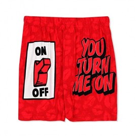 Briefly Stated Novelty Love Style Men's Boxer Shorts