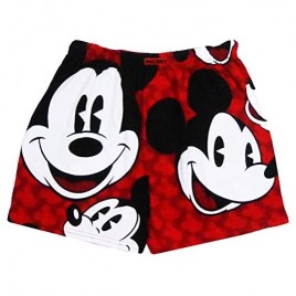 Disney Mens All Over Mickey Mouse Boxers X-Large Red