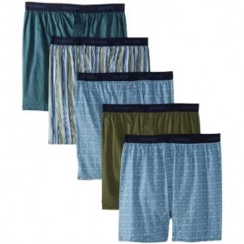Hanes Ultimate Men's 5-Pack Woven Boxer-Colors May Vary