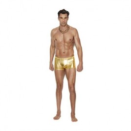 Hotspot Men's Gold Lame Boxer Brief Underwear
