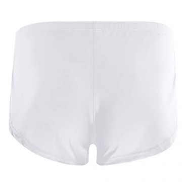 iEFiEL Mens Breezy Side Split House Shorts Boxer Underwear Summer Leisure Trunks