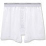 Inskentin Men's Soft Cotton Stretch Knit Boxer Shorts Relaxed Fit Loose Underwear with Button Fly 1 Pack or 3 Pack
