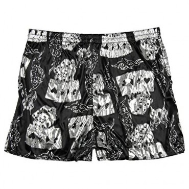 Intimo Men's Cards And Dice Boxer Short Underwear