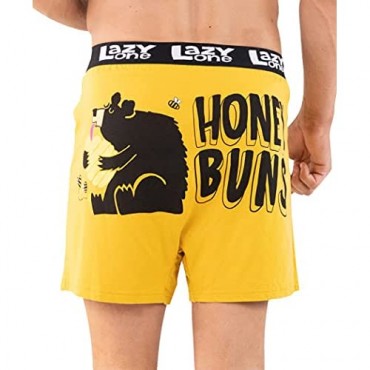 Lazy One Funny Boxers Novelty Boxer Shorts Humorous Underwear Gag Gifts for Men Bear Designs