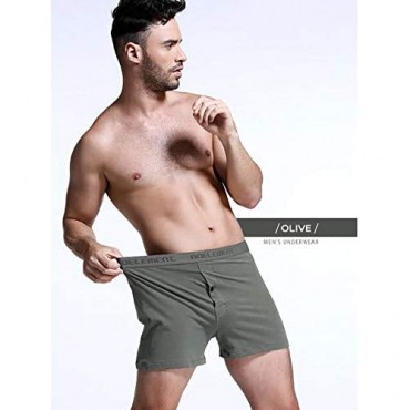 Men's Boxer Shorts Cotton Knit Underwear Shorts Comfortable Boxer Brief Soft Cool Boxers