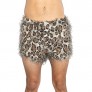 Mens' Cheetah Print Faux Fur Boxers