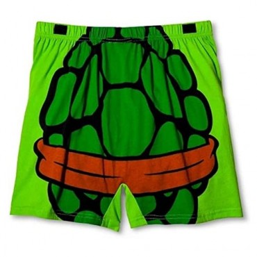 Nickelodeon Men's Teenage Mutant Ninja Turtles Caped Boxers