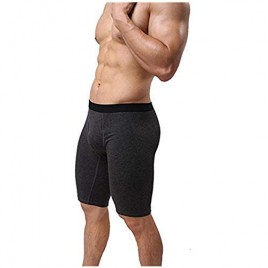 Sexy Men Underwear Cotton U Convex Pouch Boxers Shorts Long Leg Underpants M L XL XXL