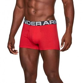 Under Armour Men's Charged Cotton 3-inch Boxerjock 3-Pack