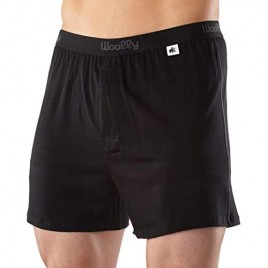 Woolly Clothing Men's Merino Wool Classic Boxer - Ultralight - Wicking Breathable Anti-Odor